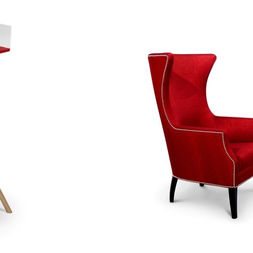 Dobre zestawienie: czerwień i biel we wnętrzu