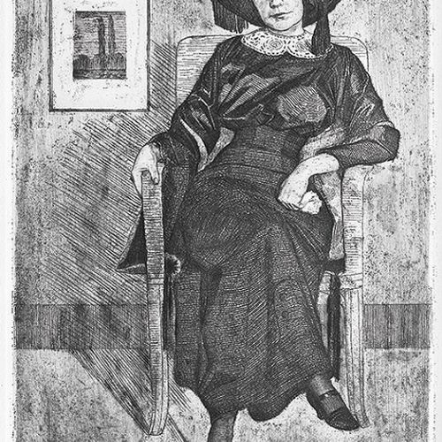 Dama w kapeluszu , 1910 r., Nautilus, 30. Aukcja Dzieł Sztuki z 22 października 2011 r.