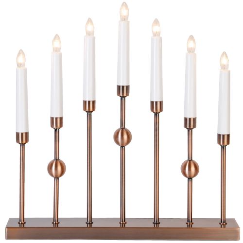 Gustavo, świecznik miedziany, wys. 37 cm, 237,90 zł, lampy.pl