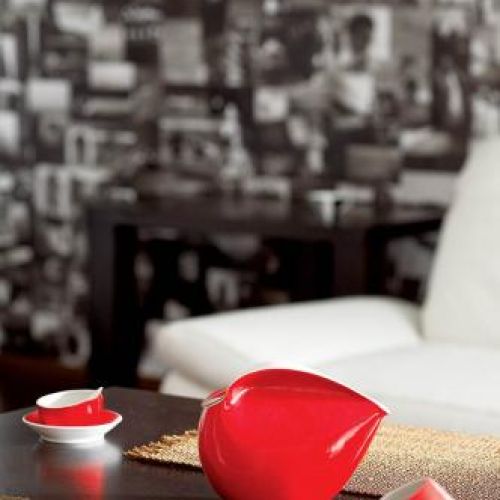 Dekoracyjne naczynia. Apartament na luzie