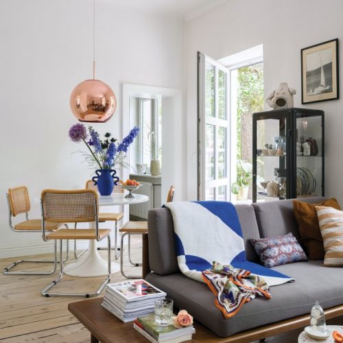 styl eklektyczny salon