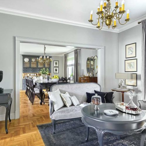 salon w stylu francuskim