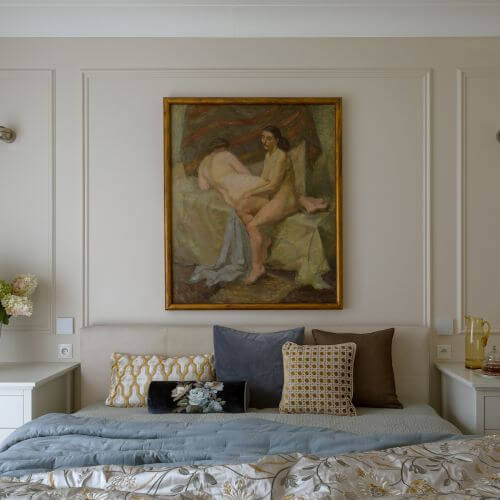sypialnia modern classic