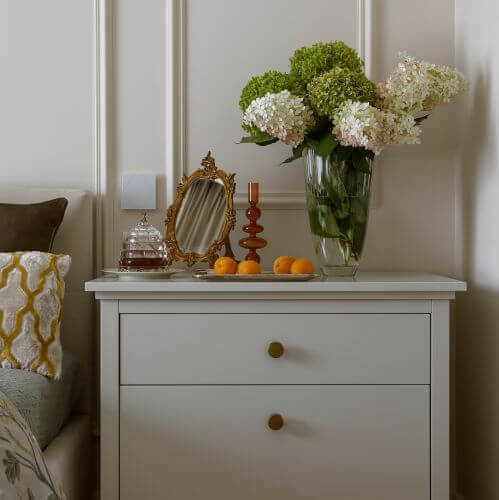 elegancka sypialnia modern classic