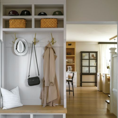 hol przedpokój w stylu modern country