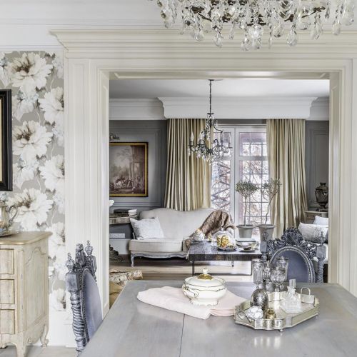 Szare wnętrza: dom z dobrą energią