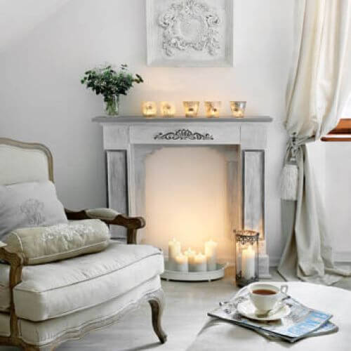 Salon w stylu prowansalskim