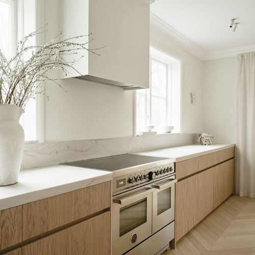 drewniana kuchnia nowoczesna