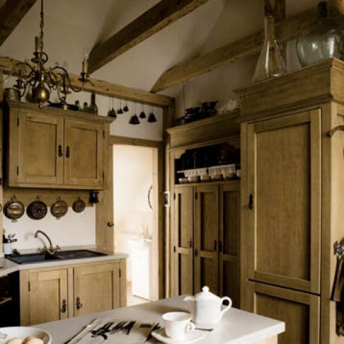 Kuchnia na poddaszu.