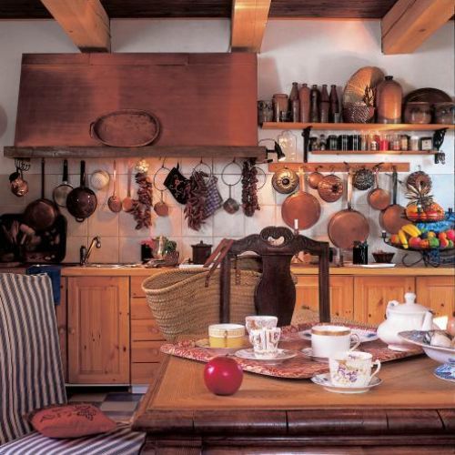 Drobiazgi nadają klimat kuchni. Dom-patchwork Bożeny Łęckiej