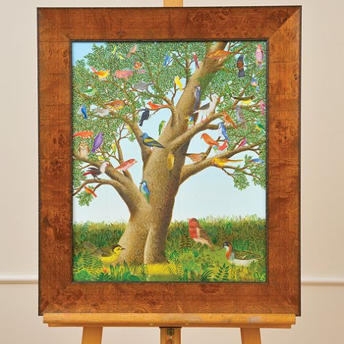 Drzewo i ptaki , 2010 r. Magdalena Shummer