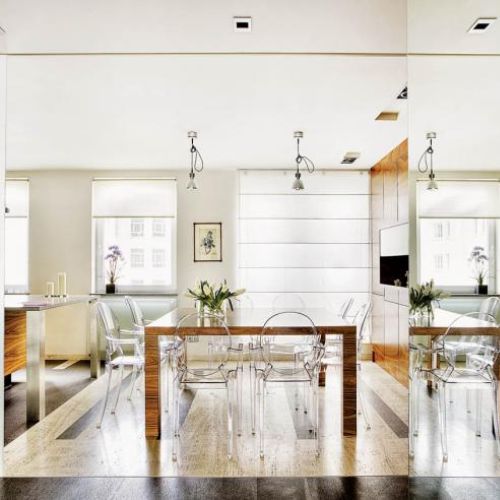 Dużo światła i przestrzeni. Apartament palisandrowy