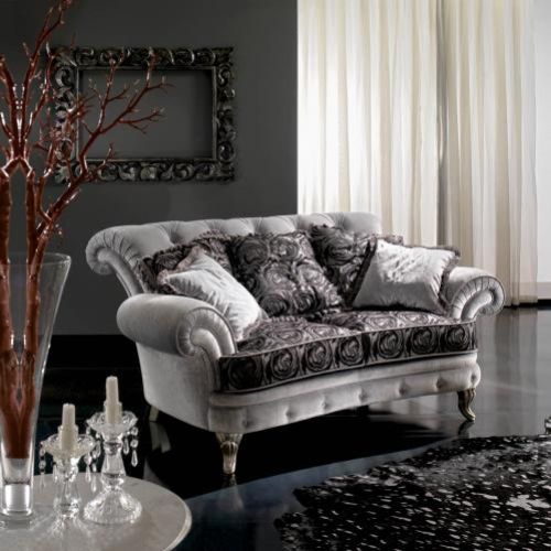 Dwuosobowa sofa Luxury od Fasalcastelli. RAD MAT