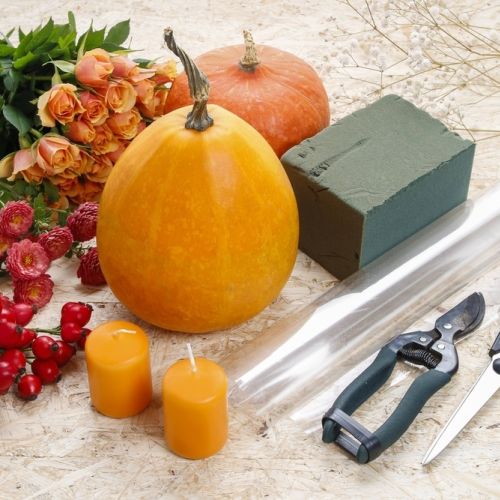 jak zrobić wazon z dyni