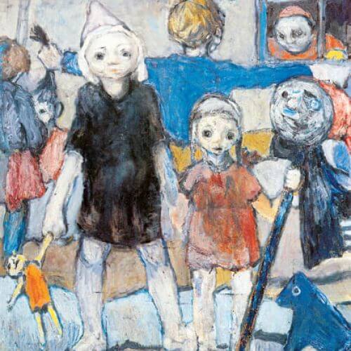 Dzieci z Bałut , Waldemar Cwenarski, 1949 r., MUZEUM NARODOWE WE WROCŁAWIU