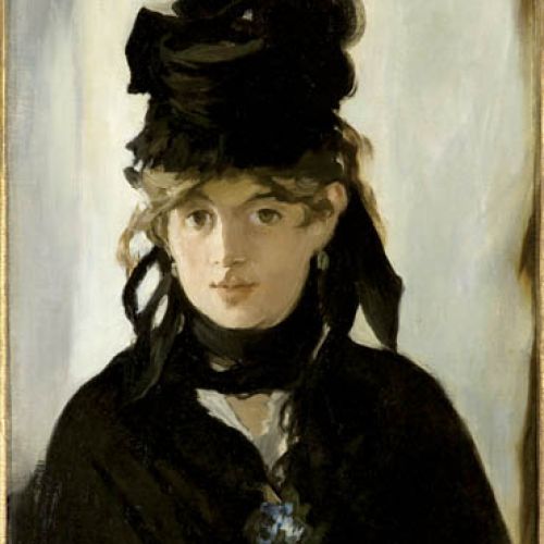Edouard Manet, Berta Morisot z bukietem fiołków , 1872 r.