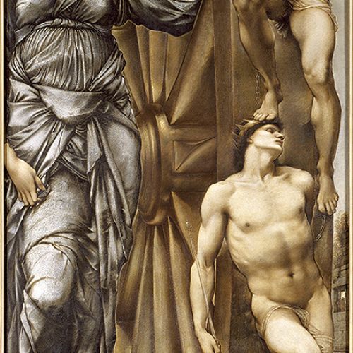 Edward Burne-Jones Koło fortuny , 1883 r.