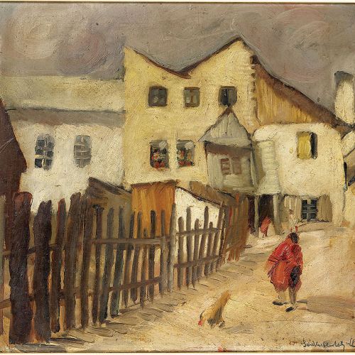 Efraim i Menasze Seidenbeutlowie Zaułek w Kazimierzu nad Wisłą