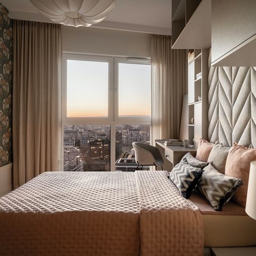 luksusowa sypialnia modern classic inspiracje