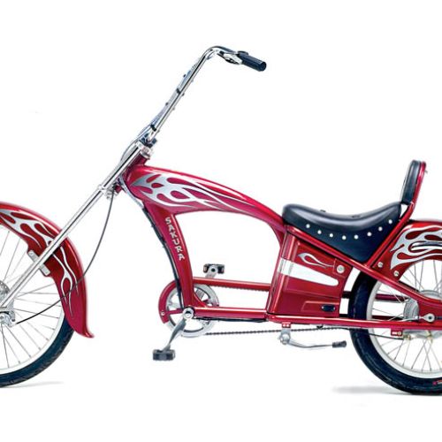 Elektryczny rower, Chopper Sakura Mustang, wzorowany na motocyklu Harley-Davidson. Fot. Bulls