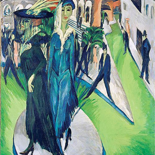 Ernst Ludwig Kirchner Plac Poczdamski , 1914 r.