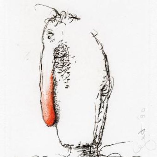 Eugeniusz Get Stankiewicz- Mężczyzna z długim, czerwonym nosem , 1990 r., NAUTILUS