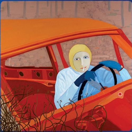 Ewa Kuryluk Autoportret z papierosem , 1975 r., GALERIA ART+ON