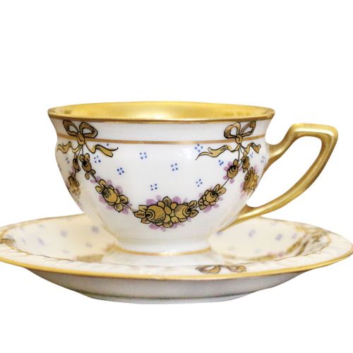 Filiżanka malowana w Ambrosius Lamm. Biała Maria - 100 lat ponadczasowej elegancji