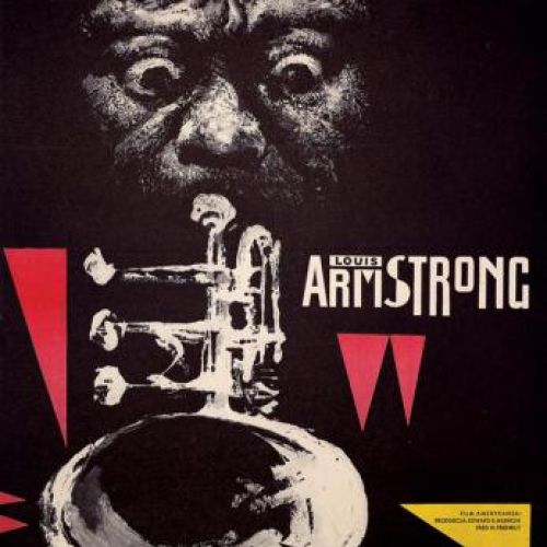Franciszek Starowieyski Plakat do filmu dokumentalnego Louis Armstrong , 1959 r., MUZEUM ŚLĄSKIE W KATOWICACH