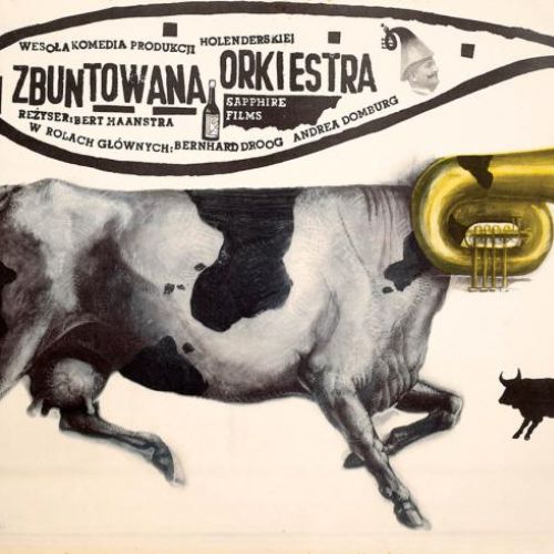 Franciszek Starowieyski Plakat do filmu Zbuntowana orkiestra , 1960 r., MUZEUM ŚLĄSKIE W KATOWICACH