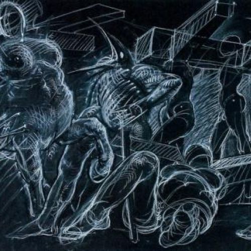 Franciszek Starowieyski Powszechne ukrzyżowanie , 1991r., cw 30 000 zł, REMPEX