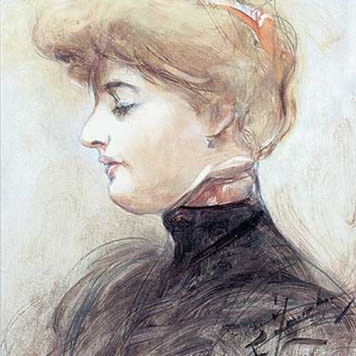 Franciszek Żmurko Główka blondynki , ok. 1895 r., cw 28 000 zł, cs 45 000 zł, AGRA-ART.