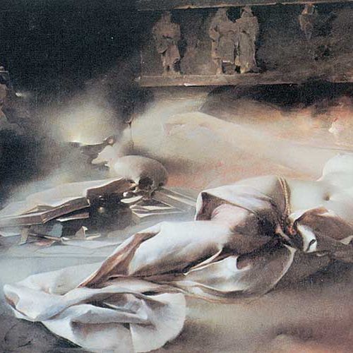 Franciszek Żmurko Widzenie Fausta , 1890 r., kolekcja prywatna.