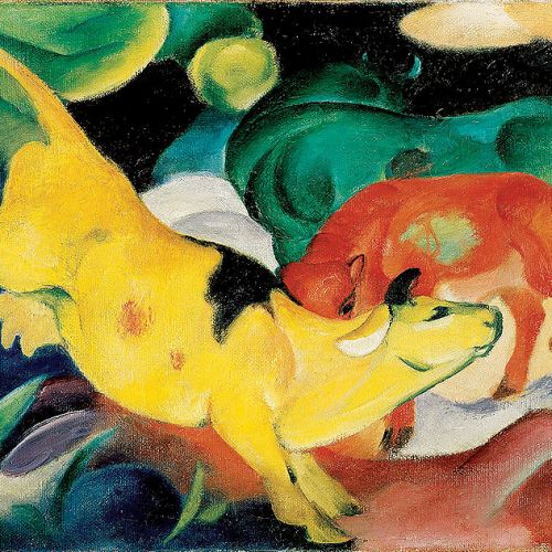 Franz Marc Żółta krowa , 1912 r. Wrażenia   Emocje