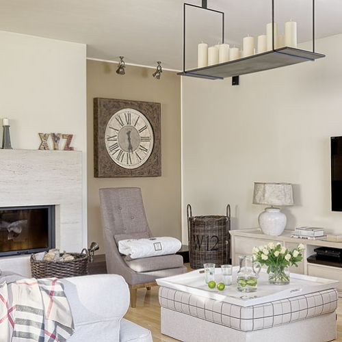 Gospodyni inspirowała się stylem amerykańskich domów przy plaży.