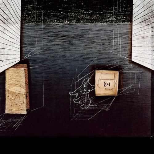 Grafika z cyklu: Miłość w kropki. Poligon graficzny