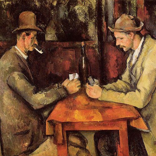 Grający w karty , Paul Cezanne, 1893-1896 r.