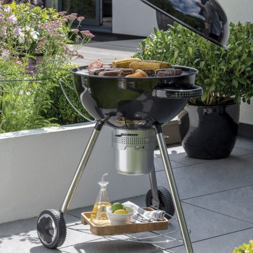 kuchnia ogrodowa z grillem węglowym