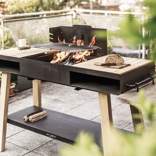 minikuchnia ogrodowa z grillem