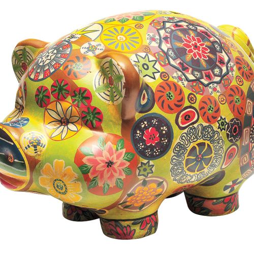 Grosz do grosza. Skarbonka, pieniądze, datki, pudełeczka, pirena