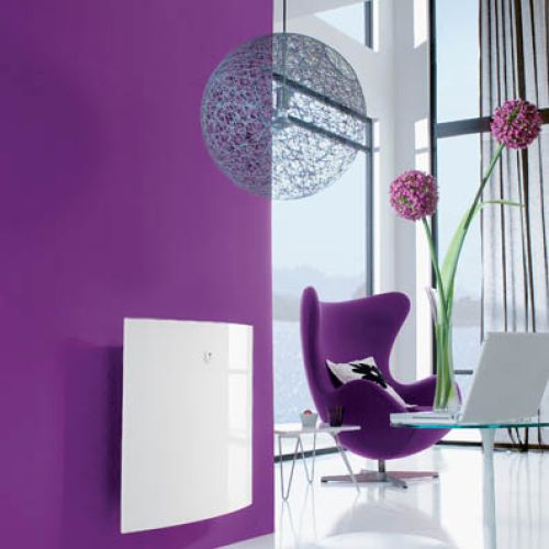 Grzejnik elektryczny, żeliwny ze szklaną płytą, ma czujnik ruchu oraz światła, 4305 zł. ATLANTIC POLSKA