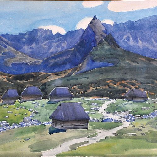 Hala Gąsienicowa , 1909 r., Muzeum Tatrzańskie w Zakopanem