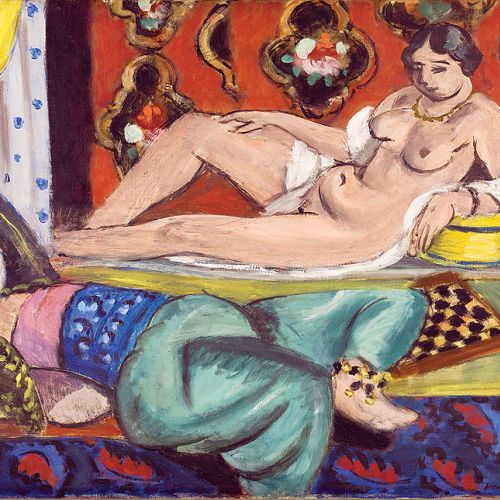 Henri Matisse Dwie odaliski na wzorzystym tle , 1928 r.