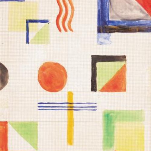 Henryk Berlewi Kompozycja , lata 60. XX w., cs 21 500 zł, AGRA ART
