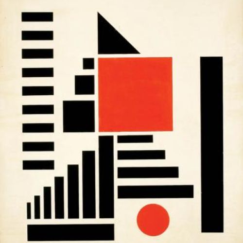 Henryk Berlewi Mechano-Faktura biało-czerwono-czarna , 1924 r., MUZEUM SZTUKI W ŁODZI