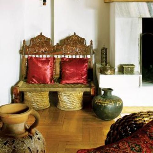 Indyjskie klimaty w domu Francuzki na warszawskiej Sadybie.