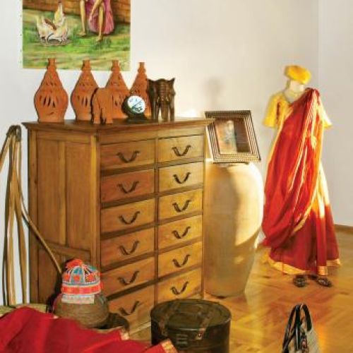 Indyjskie klimaty w domu Francuzki na warszawskiej Sadybie.