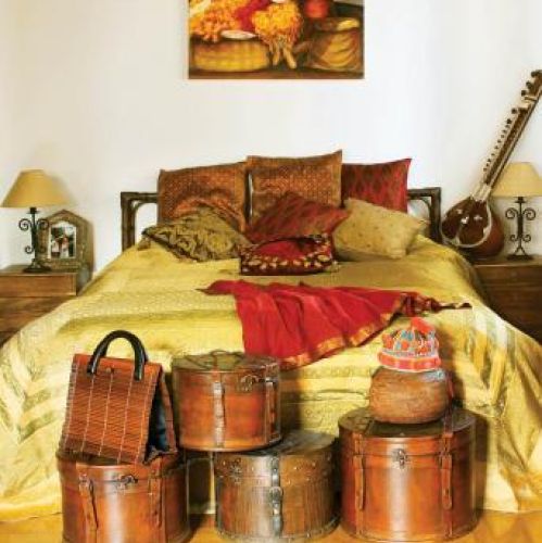 Indyjskie klimaty w domu Francuzki na warszawskiej Sadybie.