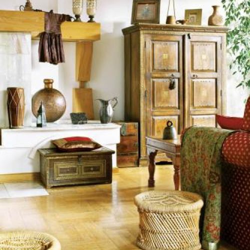 Indyjskie klimaty w domu Francuzki na warszawskiej Sadybie.