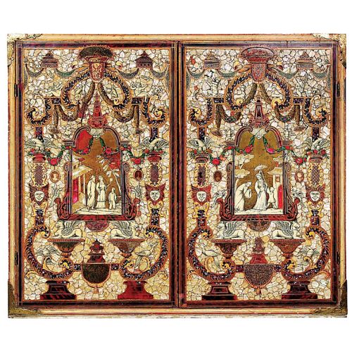 Intarsjowana skrzynia, XVII w. Dziedzictwo Orientu